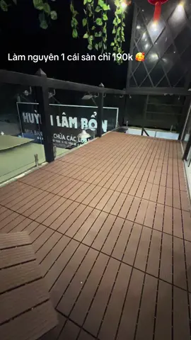 Sàn nhựa chắc chắn siêu đẹp