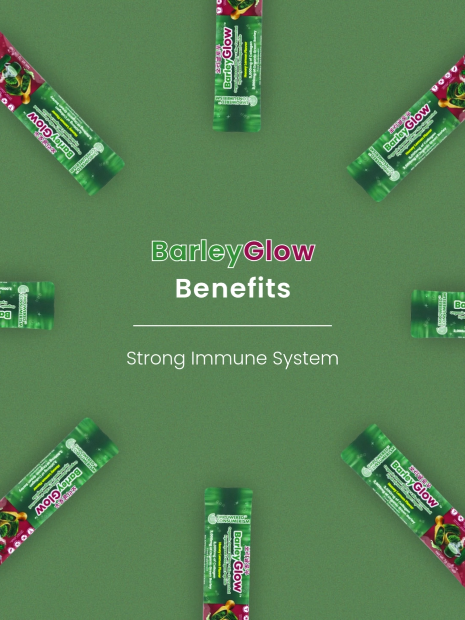 Great things come in small packages! Like the power-packed benefits of our barley collagen drink. Small in size, big on results! 💚💗   #collagen #collagendrink