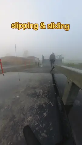 when dad slips over  #fall #sliding 