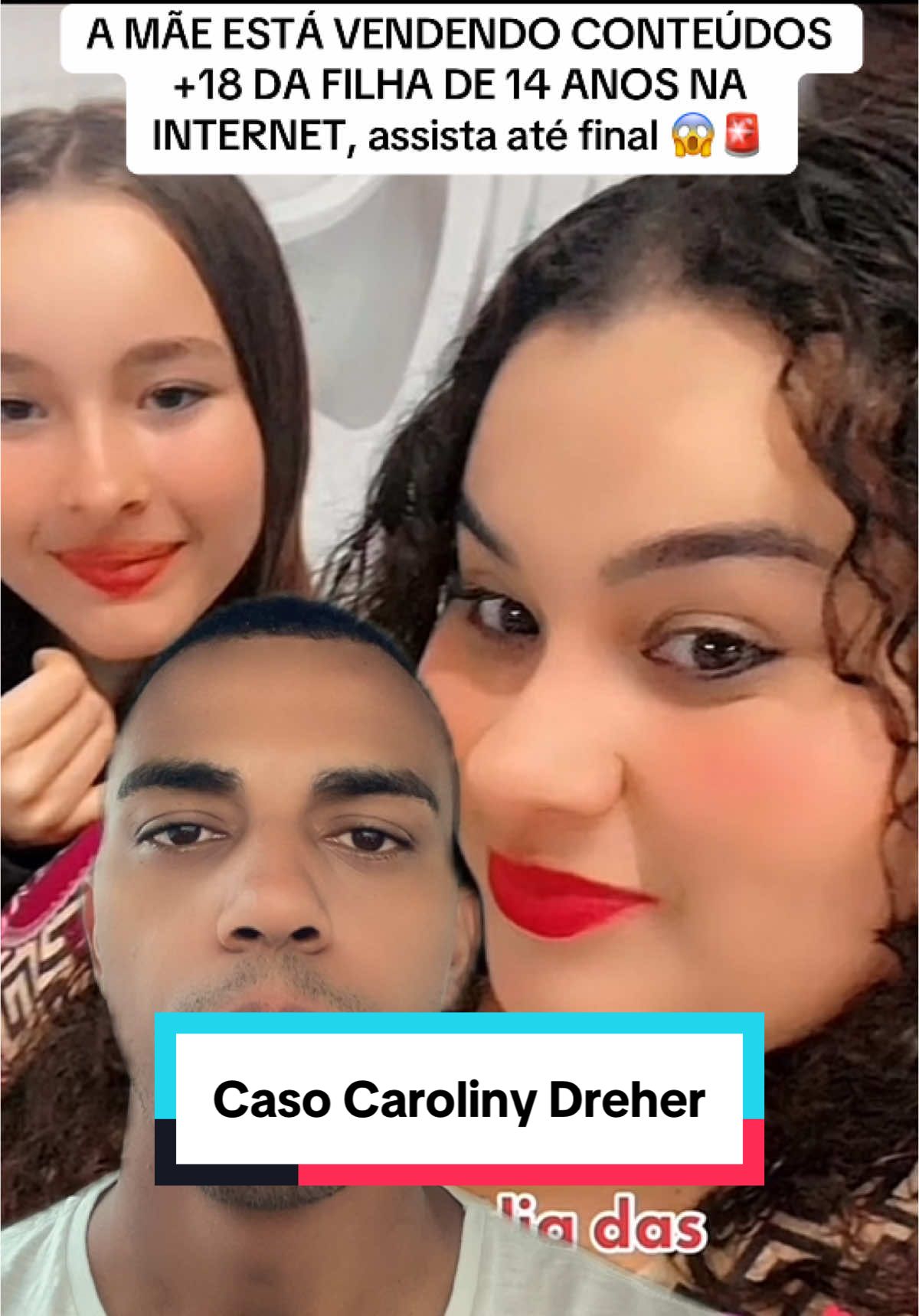 Quem grava ela nos conteúdos +18 é a própria mãe 😭  #news #noticias #tragedia #polemica #carolinydreher #grupovip #menorde18 