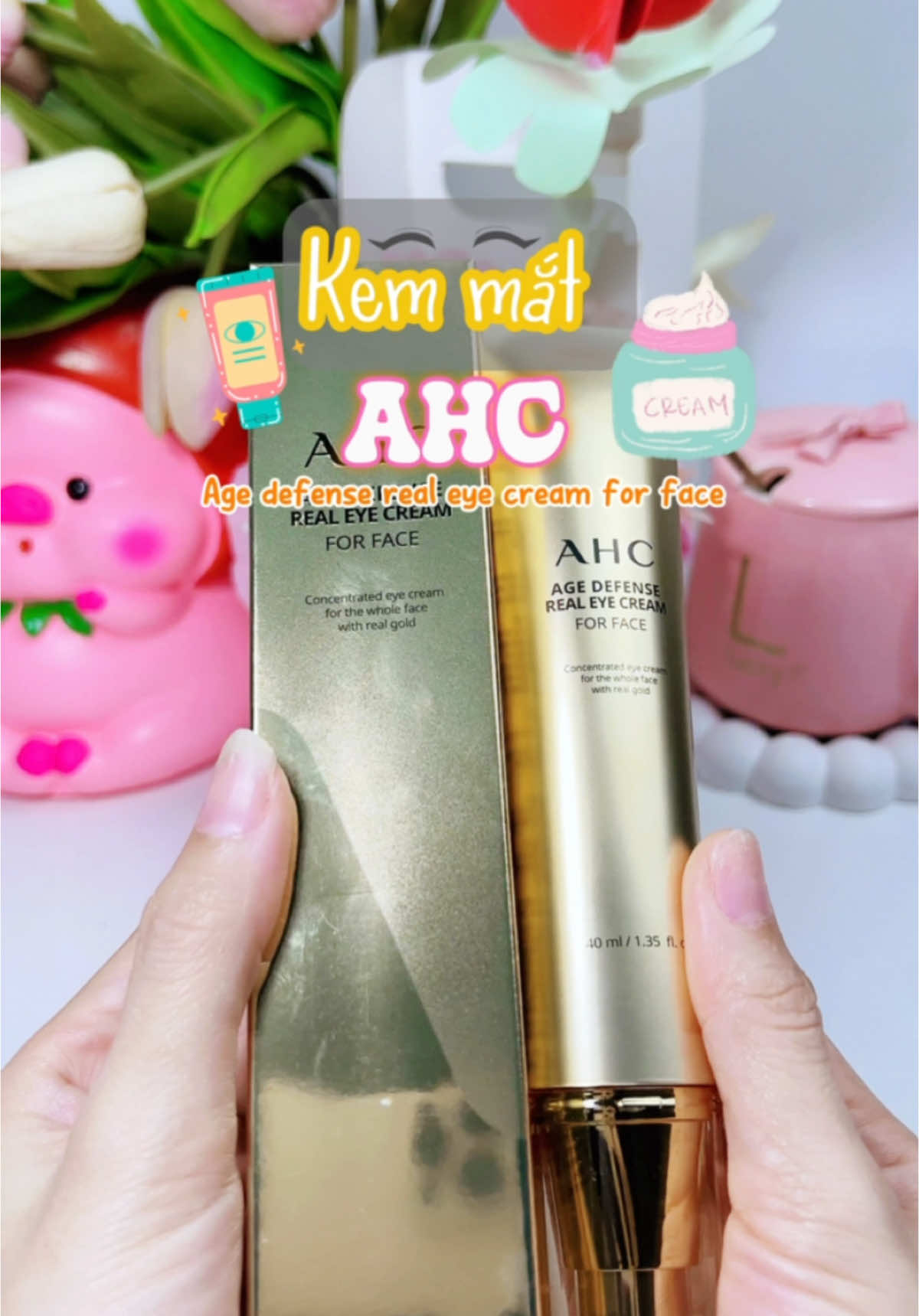 Kem dưỡng mắt AHC 👀 #kemduong #kemduongmat #eyecream #ahc #kemduongmatahc #tipslamdep 