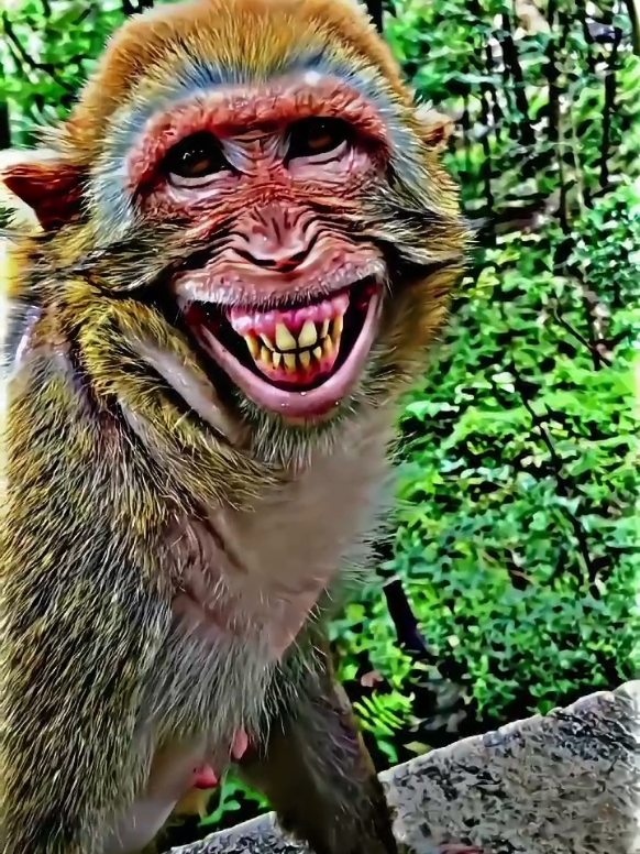 monkey funny video 😂  . . . . . . #fyp #fypviralシ #fypviraltiktok🖤シ゚☆♡ #funnytiktok #foryoupage❤️❤️ #foryouu #monkey #animal #viraltrend #shorts #videos #trendingvideo #newtrend #monkeyface #monkeysoftiktok #angrymonkey #theforestanimal 