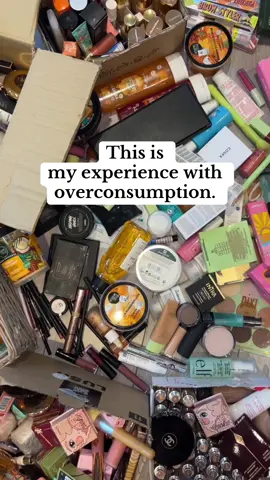 Over consumption is a vicious cycle and is often at the cost of exploited workers and communities. While we consume more and more, the planet and people suffer, and it rarely brings us real, lasting happiness #lowbuy #nobuy #overconsumption #deinfluencing #consumerism #shoppingaddiction 