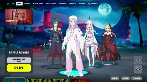 Re:zero royal selection in Fortnite #rezero #fyp #kebabine_ #fortnite #emilia #Priscilla #AnastasiaHoshin #Crusch