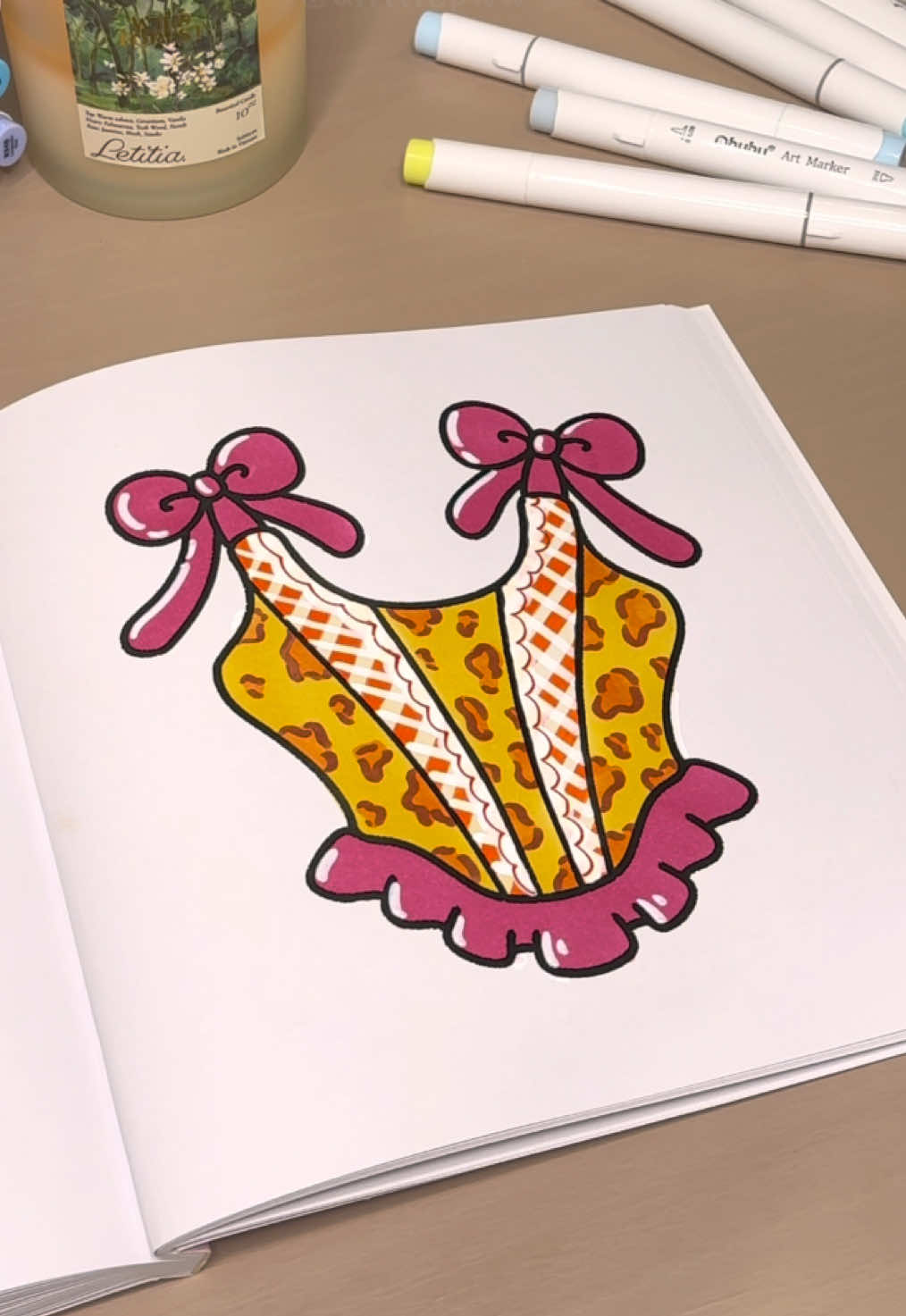 Color this leopard corset and make it roar! 😆✨ Check out our latest page from the Girl Fashion coloring book! Don't forget to tag #alittlepaw #alittlepawcoloring #alittlepawcoloringbook so we can see your masterpiece 🐾✨ #alittlepaw #alittlepawcoloring #alittlepawcoloringbook #coloring #coloringbook #coloringbookforadults #coloringtutorial #coloringpages #coloringtherapy #fyp #fypシ #StressRelief #fashion #christmas #noel #leopard #corset