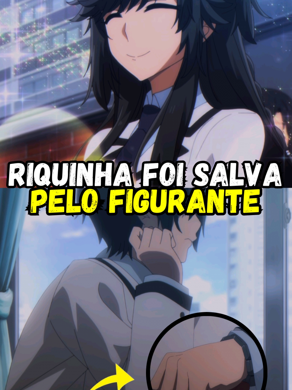 Esse Figurante Salvou a Garota Riquinha  . . . . . #anime #animes #shadowgarden #animerecap #otaku 