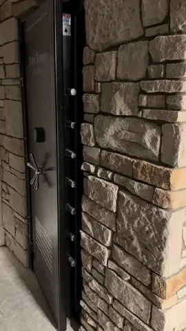 From the bug out bag area, to ammo storage, to security and safe room - this design is abdolutely filled with hidden design treasures. Who doesnt live a good in house Armory 🤌🏻 #interiordesign #safe #room #designer #house #fyp 