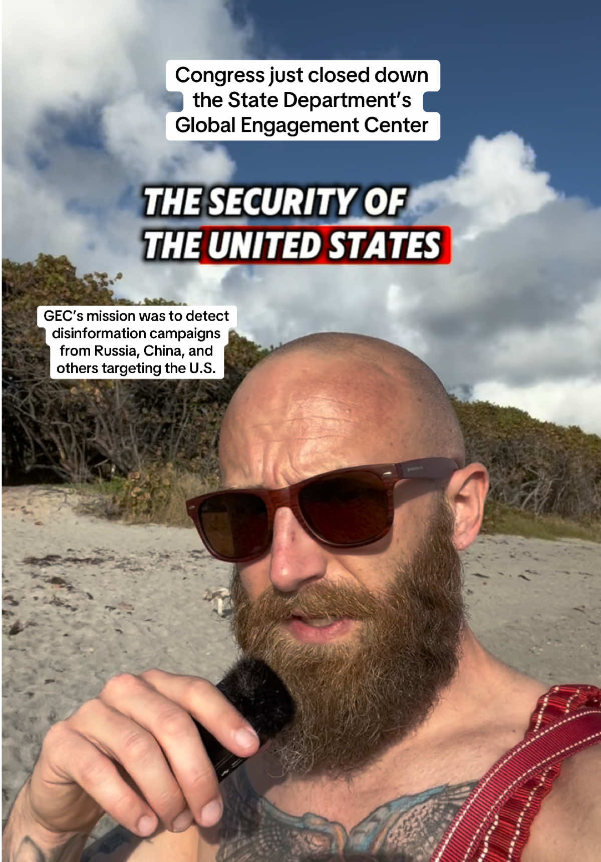 Congress just forced the shutdown of the Global Engagement Center, the State Department agency responsibile for detecting foreign disinformation campaigns that targets the U.S. and our allies. The GEC came under fire from MAGA republicans because of false narratives about the American government “censoring” conservatives online. And Democrats — President Biden and Senator Schumer — allowed this to happen on their watch. #oligarchy #elon #elonmusk #trump #vicepresidenttrump #presidentelonmusk #statedepartment #globalengagementcenter #gec #meta #facebook #censorship #tiktok #tiktokban #nationalsecurity #intelligencecommunity @David🤙🏽Boomer @CFH unfiltered @just-a-little-off-grid2 @MeidasTouch @Grid Squares @The Ken Harbaugh Show  @Kristofer Goldsmith  @Kristofer Goldsmith 