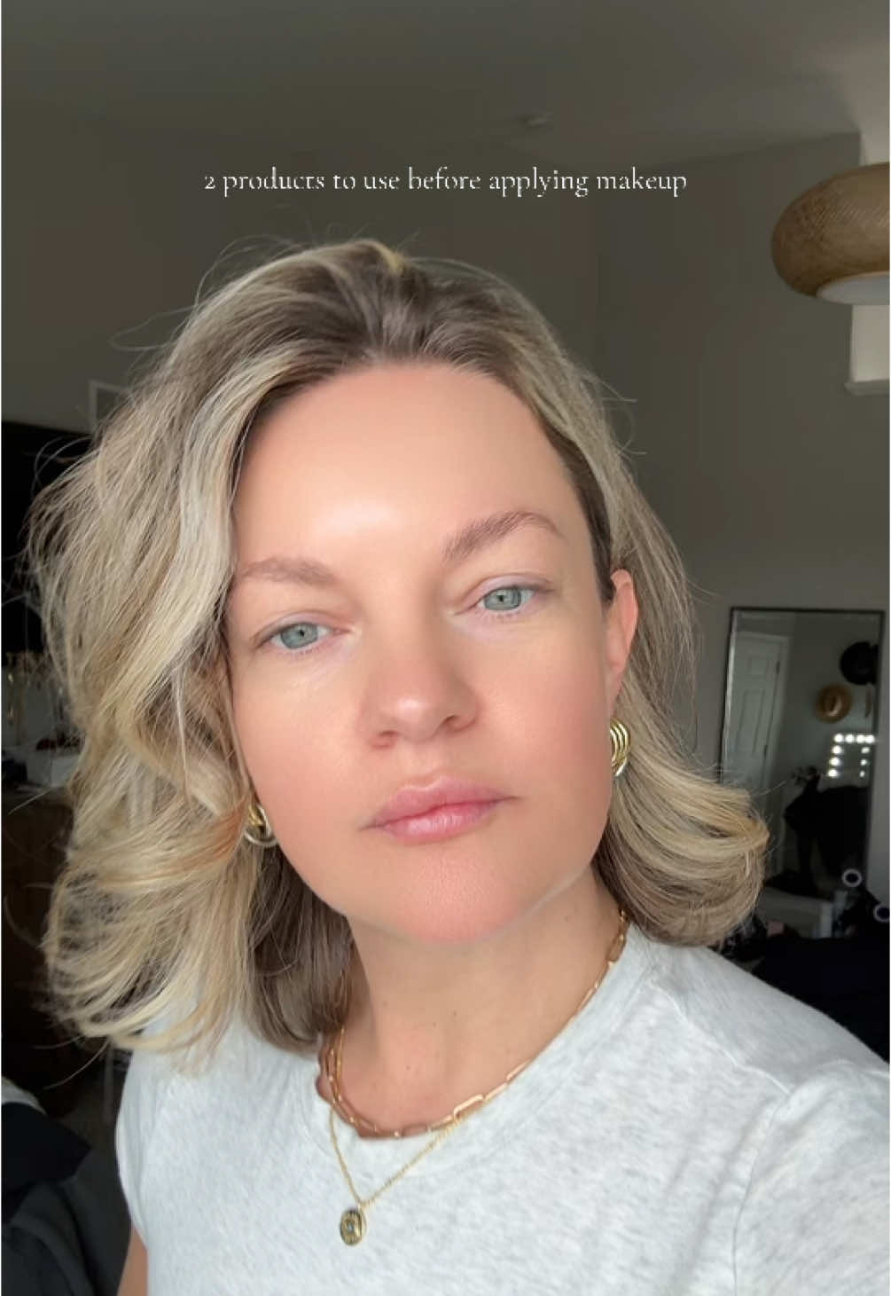 Go to skincare products before applying makeup for almost 40 year old skin #creatorsearchinsights #skincare #40andover @Olehenriksen @LaRochePosayUS 