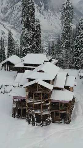 Snow in Arangkel Azad Kashmir #Kashmir #ArangKel #Snow #mhtoori 