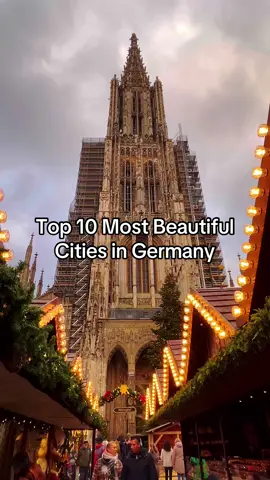 Top 10 Most Beautiful Cities in Germany. Do you agree? And what are your favorite cities? #travel #europetravel #traveldestinations #germany #beautifuldestinations #rothenburgobdertauber #lindau #ulm #meersburg #regensburg #dresden #münchen #würzburg #füssen #rothenburgobdertauber #rothenburg #hamburg #traveltiktok #travellife #travelguide #germanytravel 