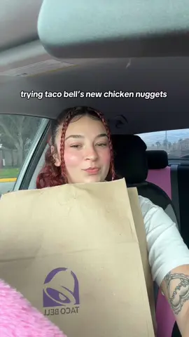 have yall tried them yet??? • • #tacobell #tacobellchickennuggets #isitworthit 