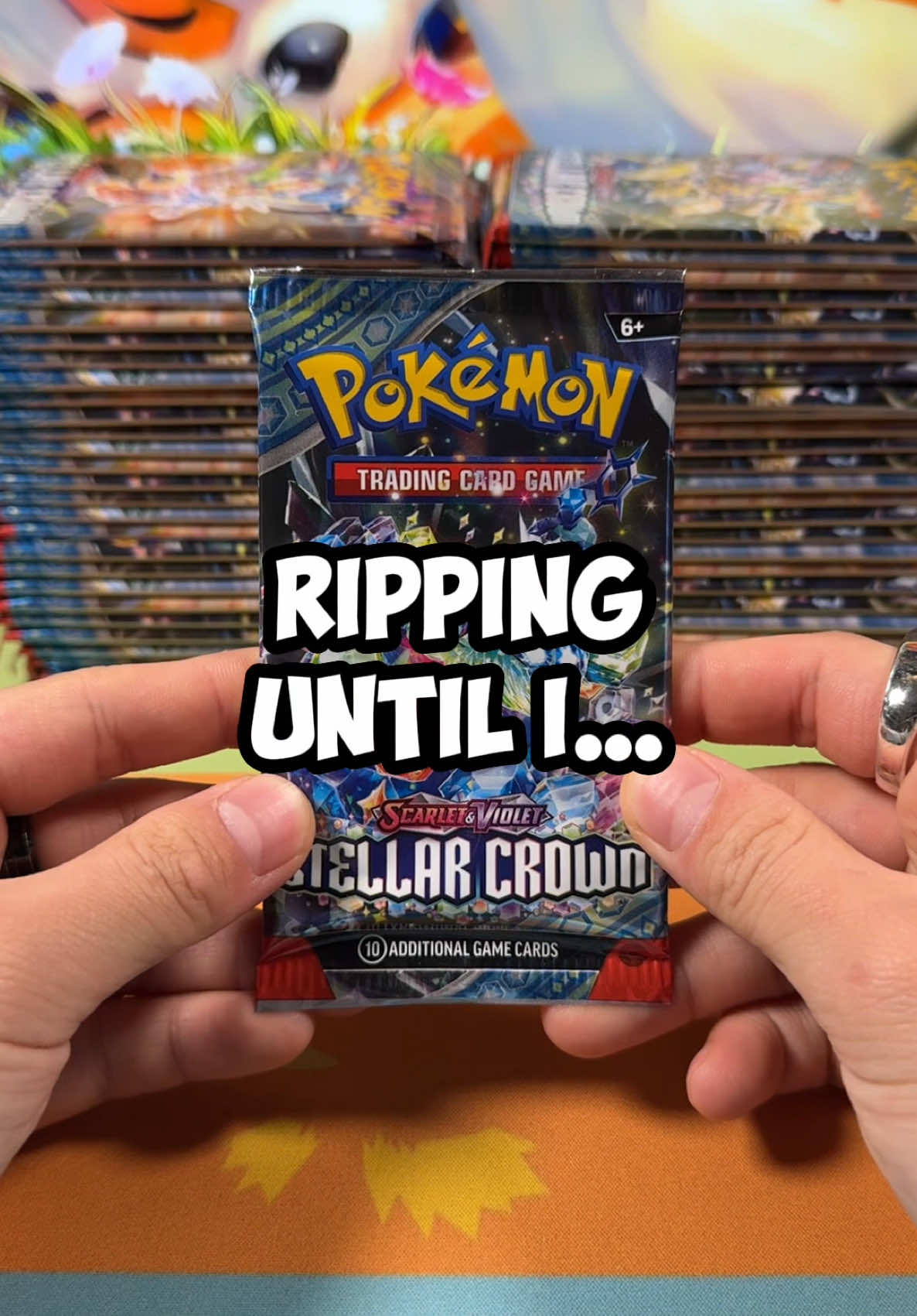 Episode 87 of Ripping Until I… Stellar Crown #pokemon #pokemoncards Join the Discord to see if you won!