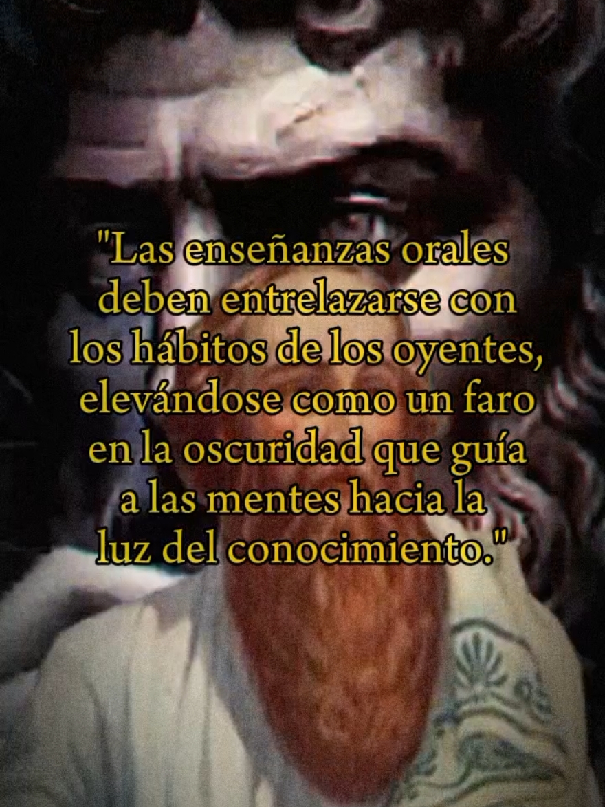 La frase nos dice que para que las palabras sean verdaderamente significativas y transformadoras, deben conectarse profundamente con la vida y experiencias de quienes las escuchan. Es como si fueran un faro en medio de la oscuridad, iluminando el camino y guiando a las personas hacia la sabiduría y el entendimiento. Para lograr esto, el orador debe adaptar su mensaje de manera que resuene con las costumbres y valores de su audiencia, haciendo que el conocimiento se vuelva accesible y relevante para ellos. En esencia, es un llamado a la empatía y a la conexión genuina en la comunicación.#filosofos #Poesia #Frases #filosofiaoscura #filosofia @Amante Errante @TikTok 