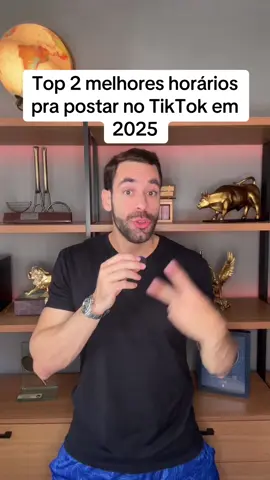 Top 2 melhores horários pra postar e viralizar no Tiktok em 2025