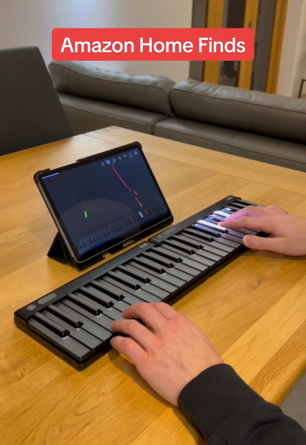 Would you use this to play piano? 🎹 @ROLI Learn #amazonfinds #tiktokmademebuyit #amazonmusthaves #amazon #coolproducts #useful #gadgets #giftideas #piano #music #musical #Home 