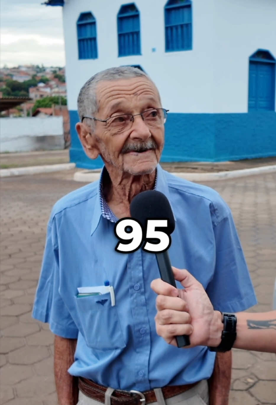 Entrevista com um senhor de 95 anos 👴🏼 #entrevista #terceiraidade #idosos #idososaudavel #relacionamento 