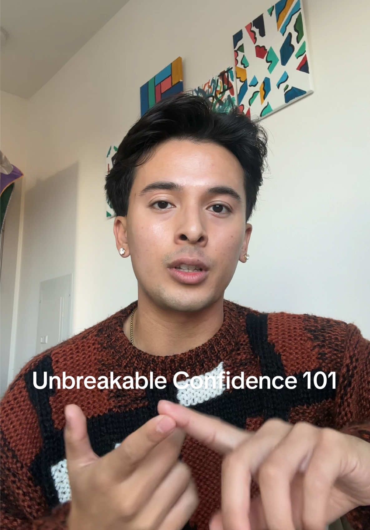 show up and take pride in the work you put in to yourself and whatever it is that is important to you. it is that simple  #confidence #confidencetips 