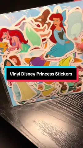 Who’s your favorite Disney Princess? 👑  #disney #princess #vinyl #waterproofing #stickers #partyfavors #multipurpose #longlasting #rewardsprogram #authorized #fyp #cute #cartoon #disneycharacters #disneytok #viral #tiktokshopfinds #tiktokmademebuyit 