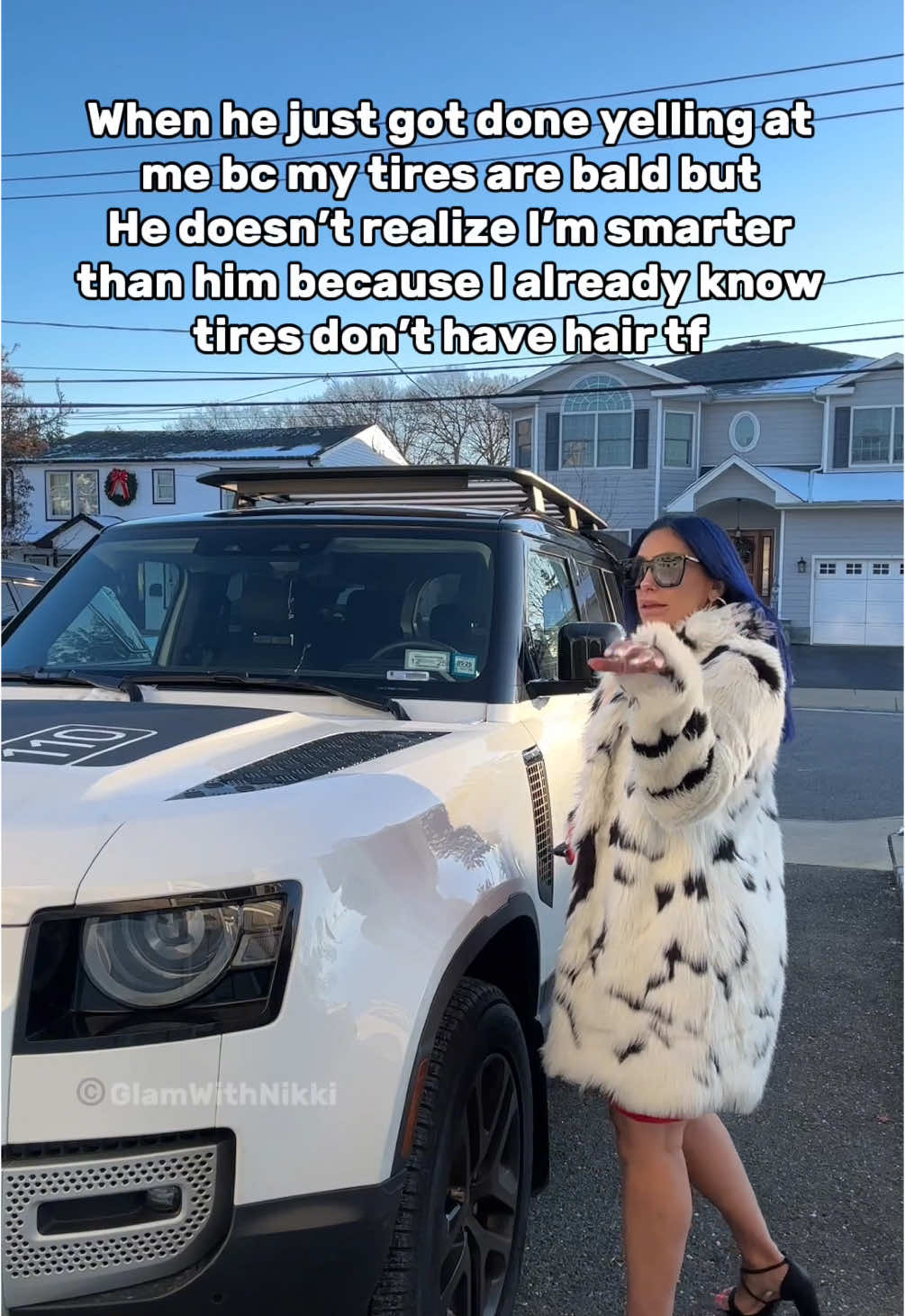 Like what is he even talking about? 🤷🏻‍♀️😂 ##glamwithnikki##funny##couplecomedy##husbandwifecomedy##nikkihall##nikkiandseb##couplescomedy