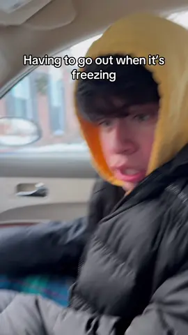 Having to go out when it’s freezing 😂 #comedy #coldweather 