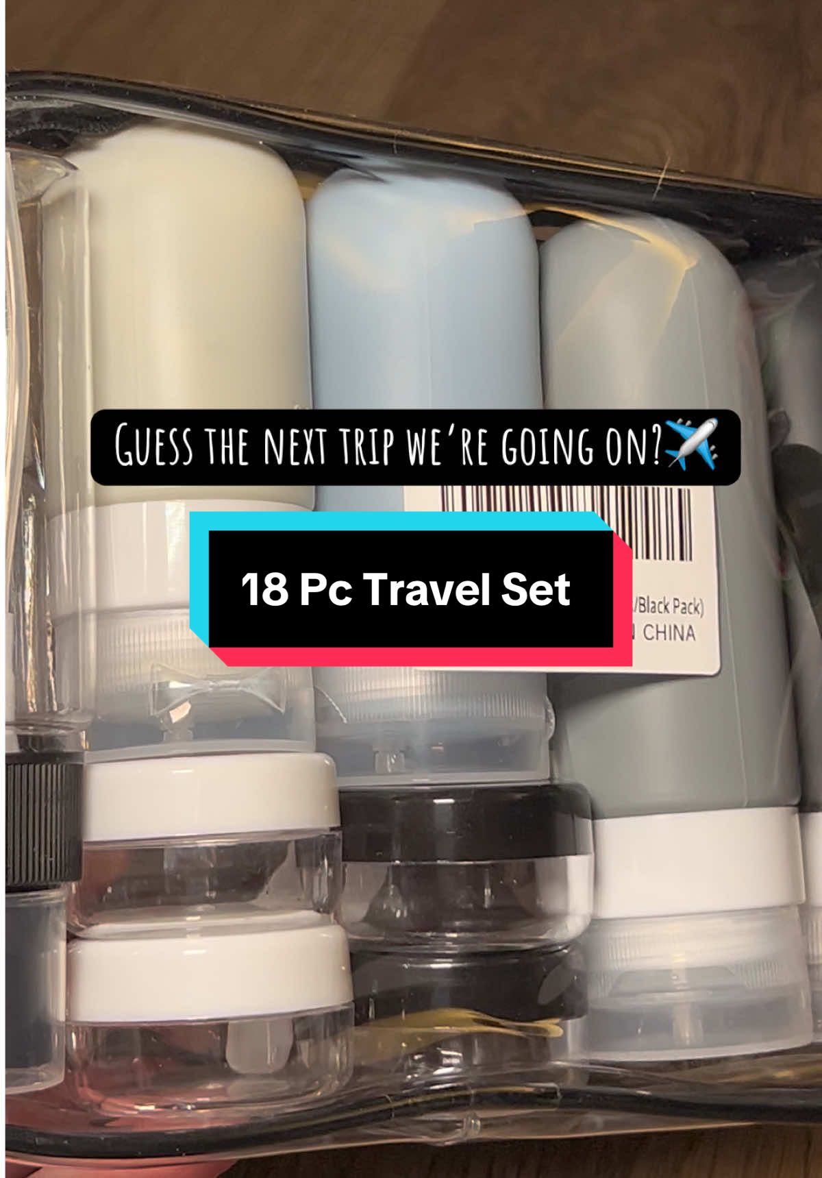 What’s your dream vacation? 🏝️ @CCCVERSE  #travel #diyrefill #travelbottleset #leakproof #travelsize #silicone #tiktokmademebuyit #musthaves #fyp #travelaccessories #storage #tsaapproved #travelmusthaves #travelbottle #liquids #refillable #yourown #bottles #spraybottle #jarset #cleaningbrush #funnel #labels #spoons #spoonbag #trending #traveltok #tiktokmademebuyit #musthave #neutralaesthetic 