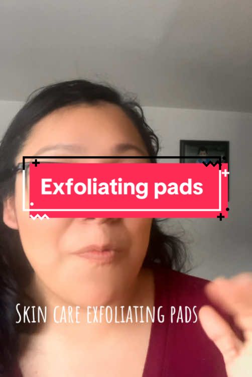 Exfoliating pads #skincare #tiktokshop #tiktokskincare 