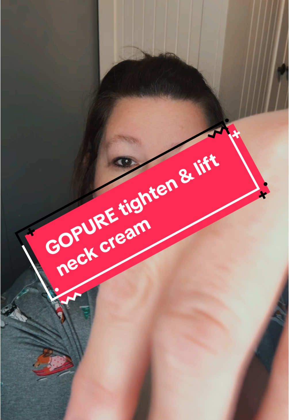 This GoPure is great it #gopure definitely works I love it! #necktighteningcream #tightenandlift 