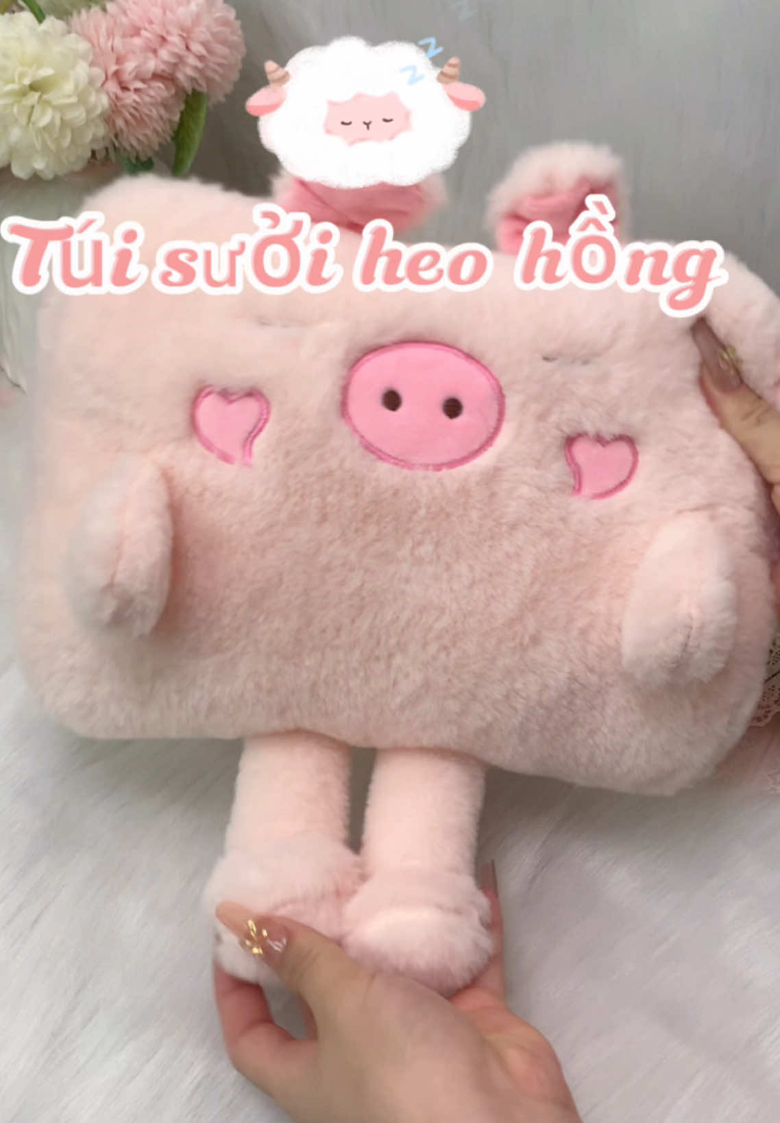 Túi sưởi heo hồng🐷#xuhuong #tet #fyp #tet2025 #phukienmuadong #muadongkhonglanh #quatang #cute #tuisuoiam #nova #heo 