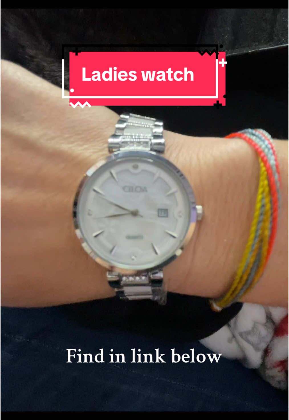 #ciloa  #watch #quartz #floral #silver #classic #sleek #ladieswatch #forher 