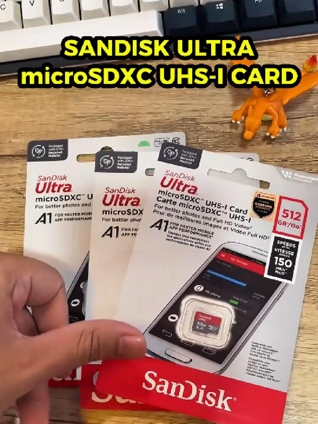 Sandisk Ultra dengan Kecepatan Sampai 150MB/s Cocok untuk Handphone dan Kameramu 👍 #sandisk #sandiskultra #microsd #sdcard #sdcardmurah #ditekno