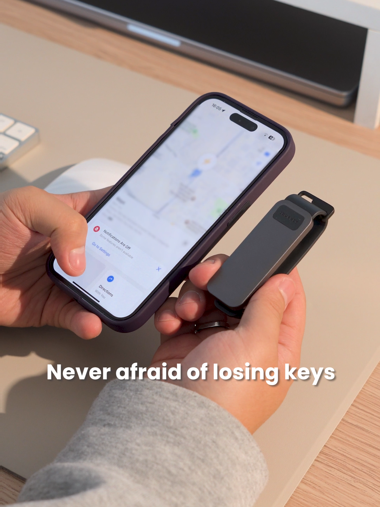 The LOC8 MOTION Key Organiser isn’t just sleek—it’s built for everyday convenience. 	• Track your keys effortlessly with Apple Find My, so you’re never left searching. 	• Organise up to six keys in a compact, noise-free stack that fits perfectly in your pocket or bag. 	• Features a handy multi-tool for bottles and boxes, making it even more versatile. 	• Designed to protect your other items—no more scratches on your phone or wallet. Lightweight, durable, and stylish, it’s the key organiser you’ll never want to leave behind. #techlife #innovation #lifestyle