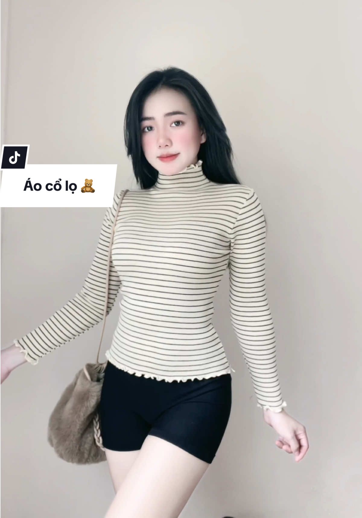 Áo len cổ lọ khum thể thiếu ạ 🥰🥰🧸🧸#aocolo #aolen #aolencolo #style #aomuadong 