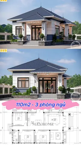 Bác nào ưng mẫu nhà vườn mái nhật nhỏ gọn nhưng đầy đủ công năng thì làm luôn căn này cho em nhé #nhadep #nhadepmaxhome #thietkenhacap4 #maxhome #xuhuong2024❤️ #xuhướng #nhacap4 #maunhadep #thietkenhadep #viral