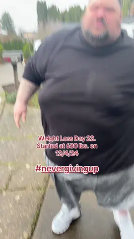 THIS IS PART 2 OF DAY 22 OF MY WEIGHT LOSS JOURNEY.  I started at 680 lbs. on 12/4/24.  Thank you for all the amazing encouragement, love, and support! You guys are awesome for real! I have a long road to go but I’m ALL IN‼️ #fyp #foryoupage #fy #weightloss #wellness #obesitydoctor #obesity #nevergivingup 