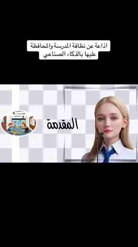 إذاعة عن نظافة المدرسة بالذكاء الصناعي ، النظافة المدرسية ، #التنمر #CapCut #اكسبلورexplore #اكسبلورexplore #اكسبلور #ترند #ترندات_تيك_توك #الإنضباط_الدراسي #الذكاء_الاصطناعي 