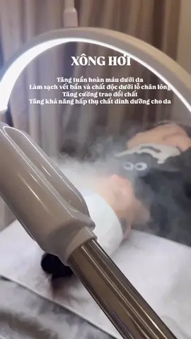 Tác dụng của xông hơi • Xông hơi trước khi lấy nhân mụn sẽ giúp giãn nở lỗ chân lông từ đó sẽ lấy nhân mụn dễ dàng và đỡ đau hơn #xuhuongtiktok #spa #mâybeauty 