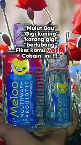 Best Seller buat Yang punya Masalah kayak gini. #meetoo #nafassegar #mouthwash 