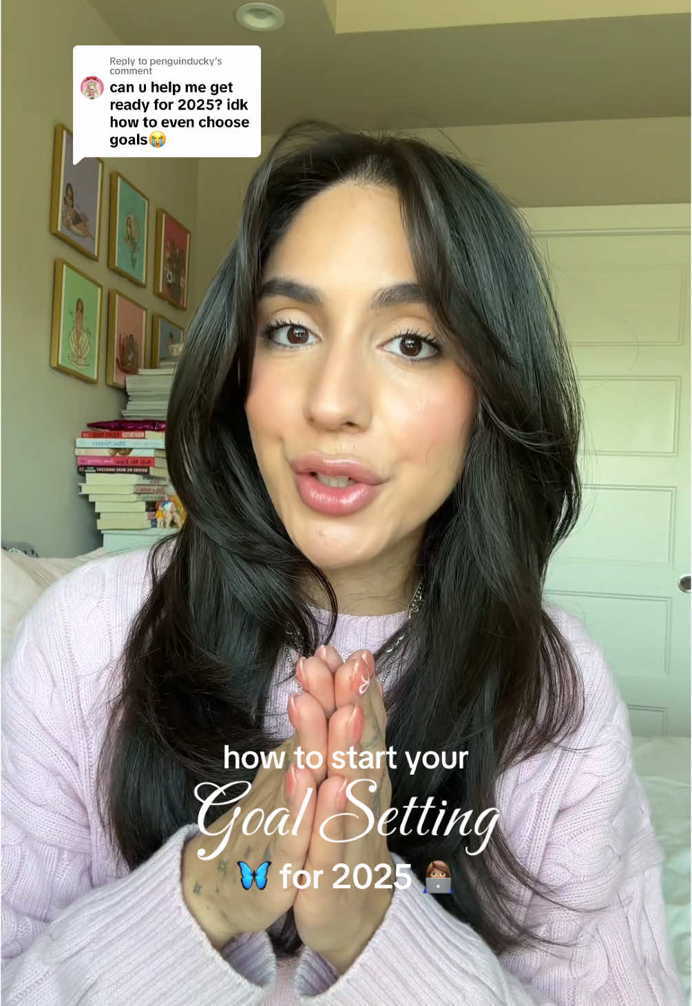 Replying to @penguinducky don’t know where to start with your goals? here’s a good starting place ✨🦋👩🏽‍💻 let me know if you want more tips! #becomingyourbestself #winterglowup #visionboard #2025goals #goalsetting #goalsettingtips #newyeargoals 