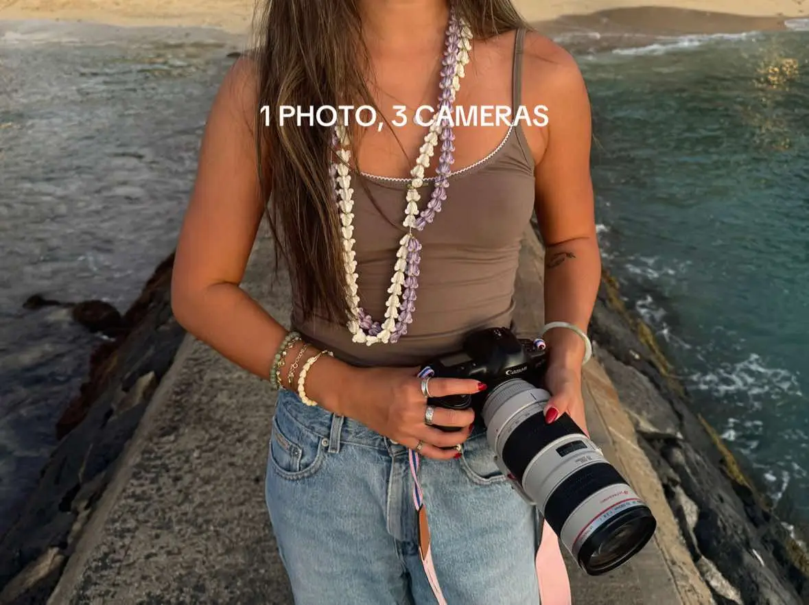 1 photo 3 cameras🎞️ #filmphotography #filmcamera #iphonevsfilm 