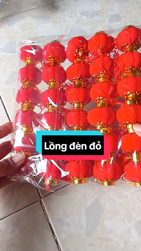 Combo 30 cái lồng đèn đỏ chỉ vài chục cành mn ơi... #longden #longdendotrangtri #tet2025 #hochuc35 
