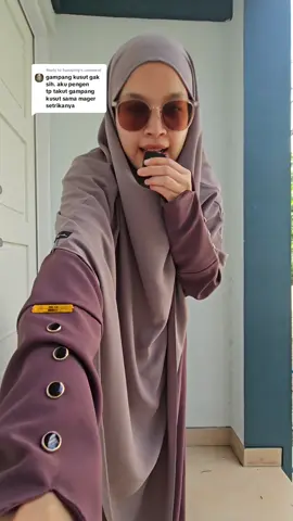 Replying to @hyoajeng Rp. 150.000 udah dapet abaya anti UV, bahannya halus, adem, ga bertekstur, super klemer, cek di keranjang sekarang yaaa #fypシ゚viral #frenchkhimar #abayastyle #abayagirl #OOTD 