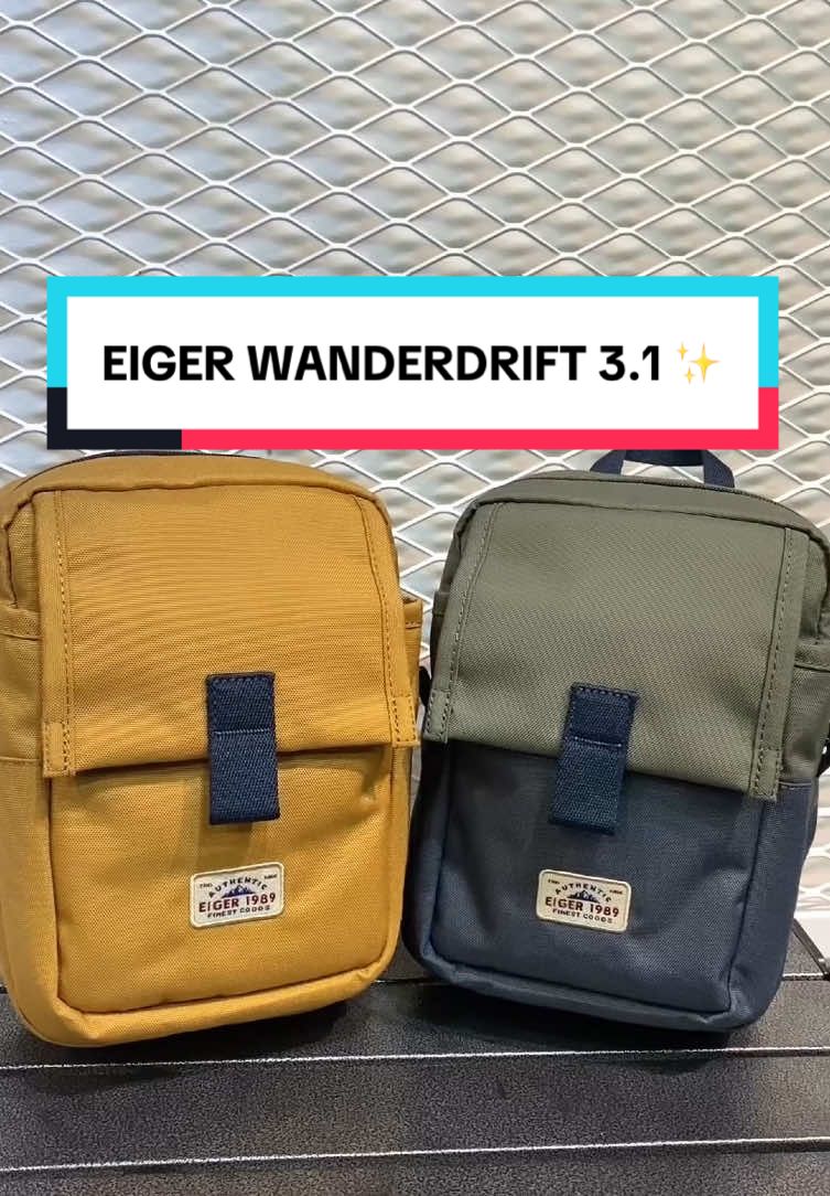 Travel pouch selempang yang ringkas dan praktis untuk membawa perlengkapan esensial harianmu saat hangout maupun traveling. Wanderdrift 3.1 Pouch 1A hadir dengan kompartemen utama dengan ritsleting dan saku depan untuk menyimpan benda-benda berukuran kecil yang sering kamu gunakan agar dapat diakses dengan mudah. 🛒🛍️ Link untuk order : https://shop-id.tokopedia.com/view/product/1729878155158522129?region=ID&locale=id-ID #selempang #salempang #eiger #eigeradventure #eigertropicaladventure #eigerproduct #eiger #viral_video #fyp