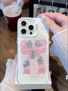 Vỏ điện thoại di động hình nơ 🎀 thỏ có hiệu ứng ba chiều bằng laser#vỏđiệnthoại 