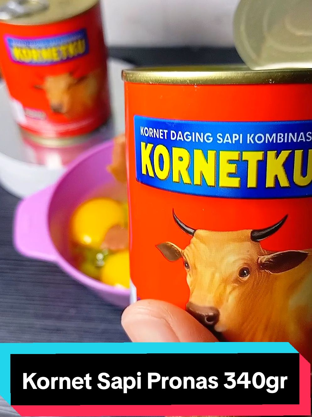 Kornet Sapi Kornetku Pronas 340g Promo 2 pcs cuma 40 ribu.  #kornetsapi #kornetkupronas #kornetsapipronas 