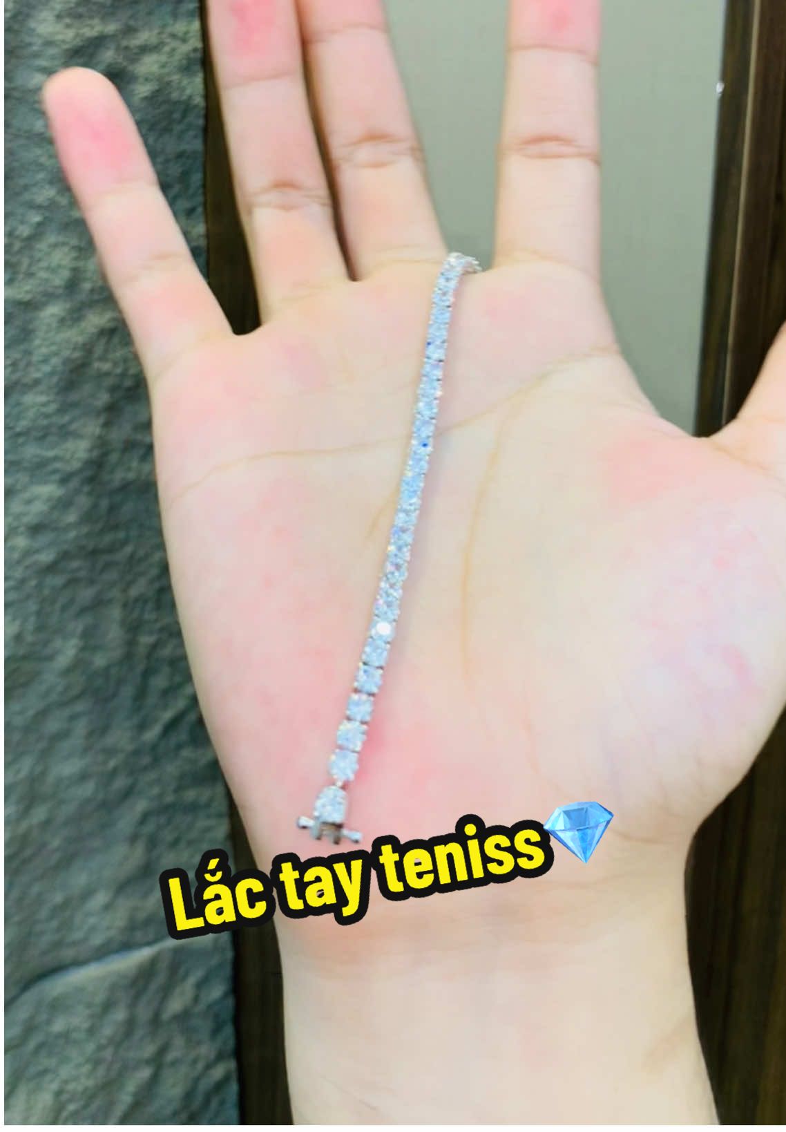 Lắc tay Tenis siêu lấp lánh sang trọng có sẵn tại Lục Hỷ Luxury🥰#lục_hỷ_luxury #kimcuongthiennhien #xuhuongtiktok 