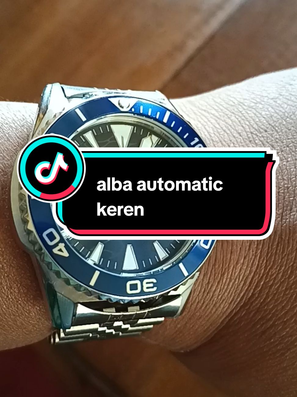 jam tangan alba otomatic... kerenn #jamtanganpria #albaa3b025x1 #jamtanganotomatis #tetapsemangat💪💪 