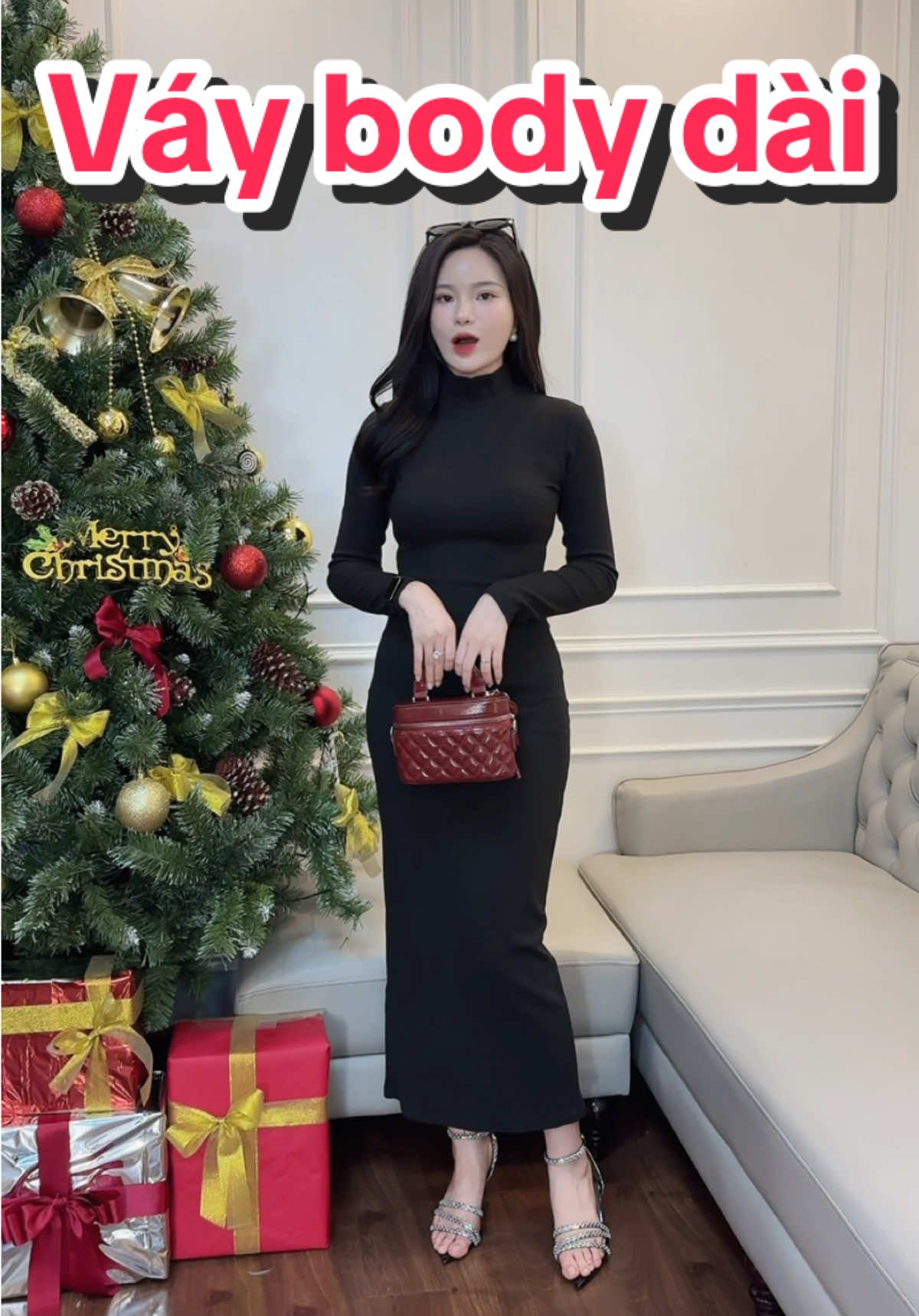 Váy BoDy Dáng Dài Xẻ Phía Sau #váy #vaybody #vaybodydai #vaybodytondang #thoitrangnu #phoidoxinh 