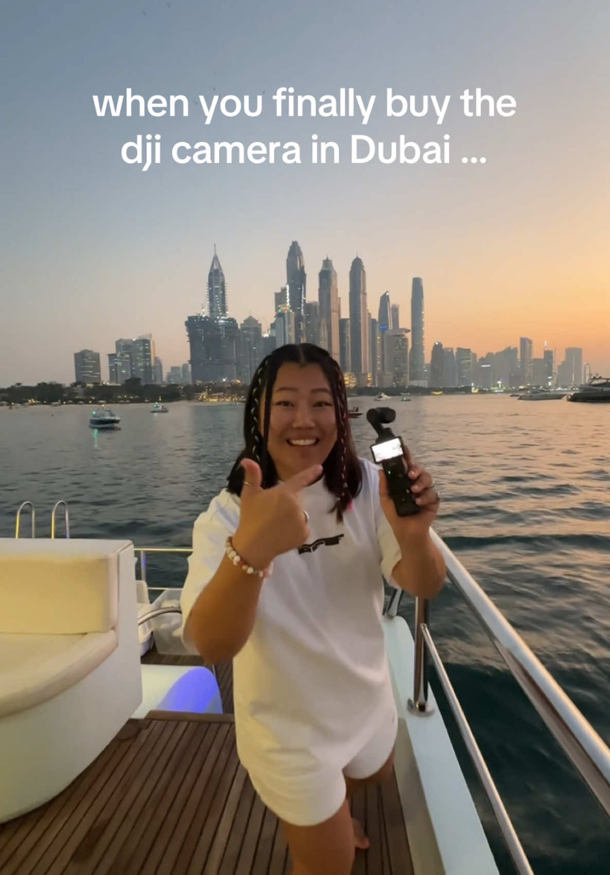 When you finally buy the #dji camera in Dubai! Here a behind the scenes of #djiosmo 