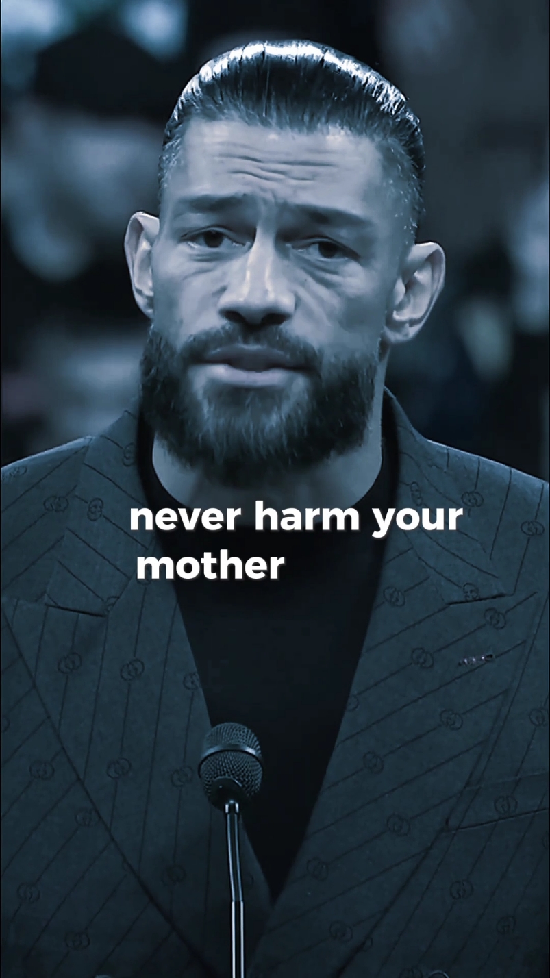 Never harm your mother 👩‍👧 Roman Reigns motivational speech 💥 #Roman #motivation #mother 